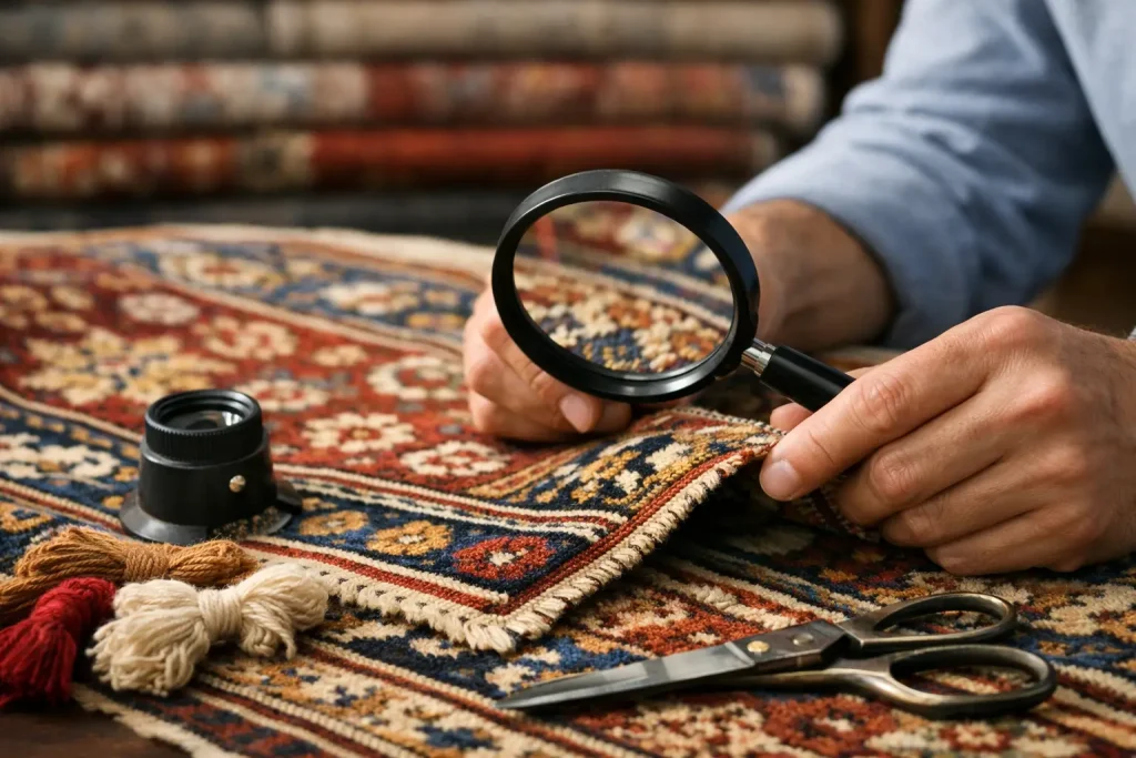 El Dokuma Halı Nasıl İncelenir? 8 Kritik Nokta